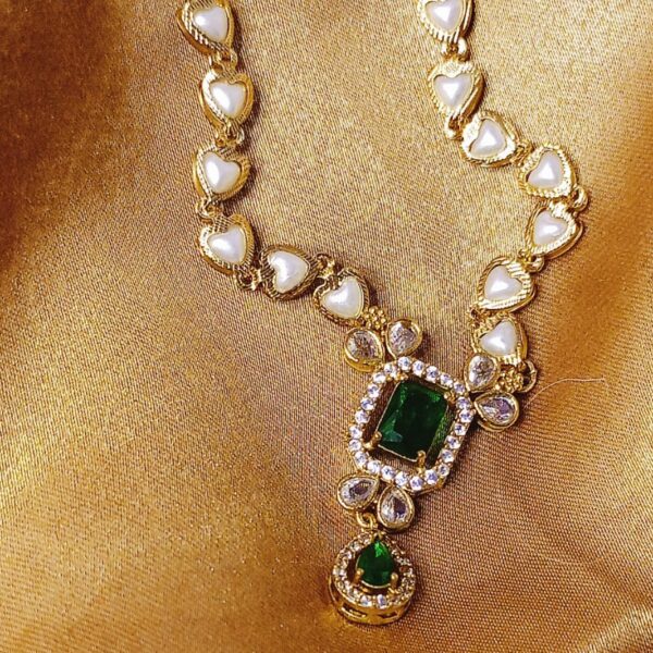 Trendy Party wear AD stone necklace