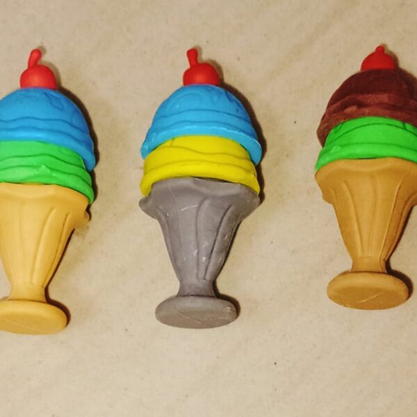 Funny Ice Cream Erasers